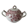 Saint-Amand & Hamage antique sugar bowl – Campanule rouge model