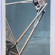 Set of 4 original lithographs by Peter Klasen, 1978. The air.