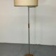Bauhaus Wood and Steel Floor Lamp, 1950s