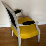 Fauteuil Victoria, style Louis Philippe