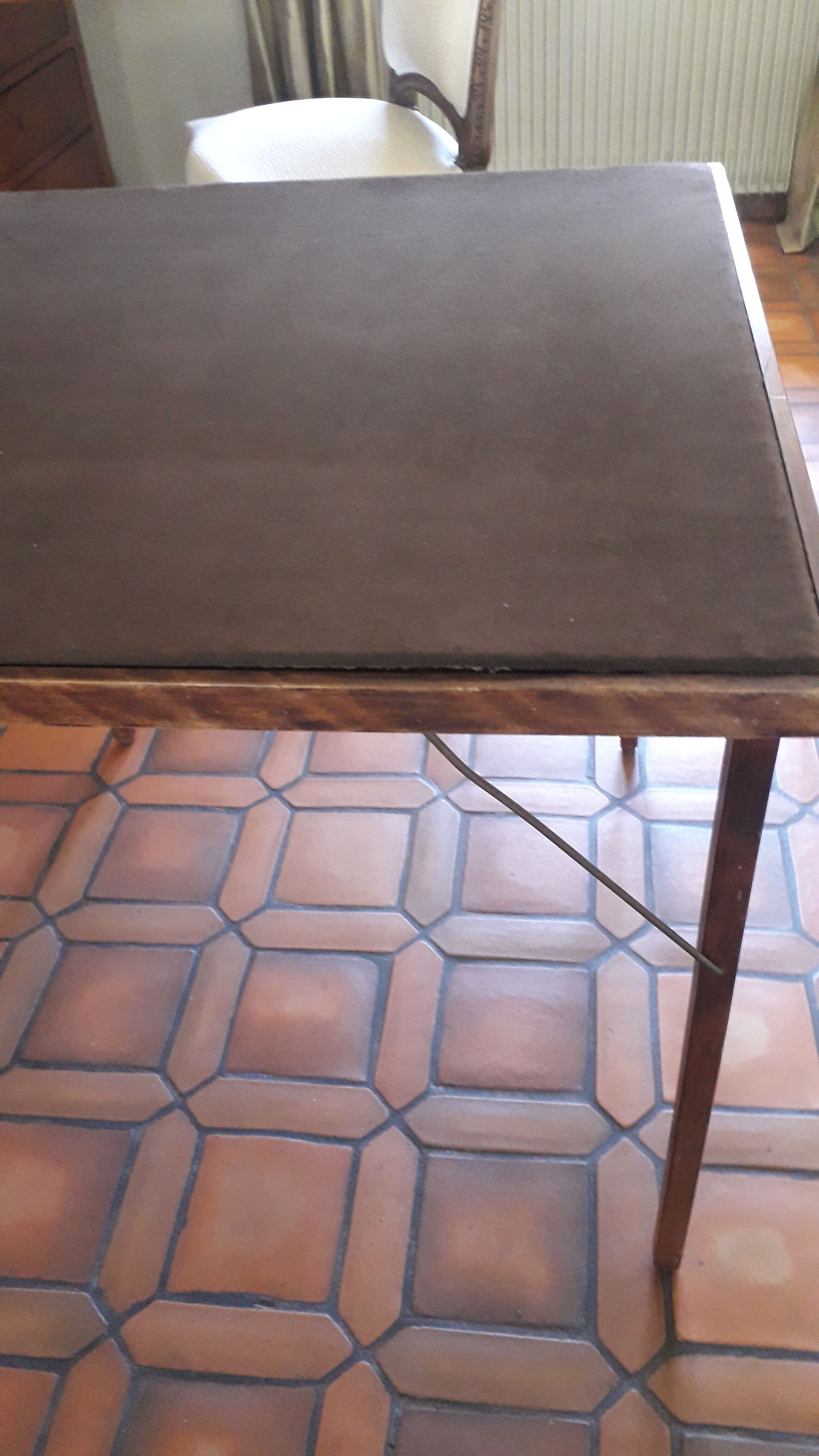 Old folding table