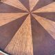 Late 19th century tripod pedestal table in wood marquetry