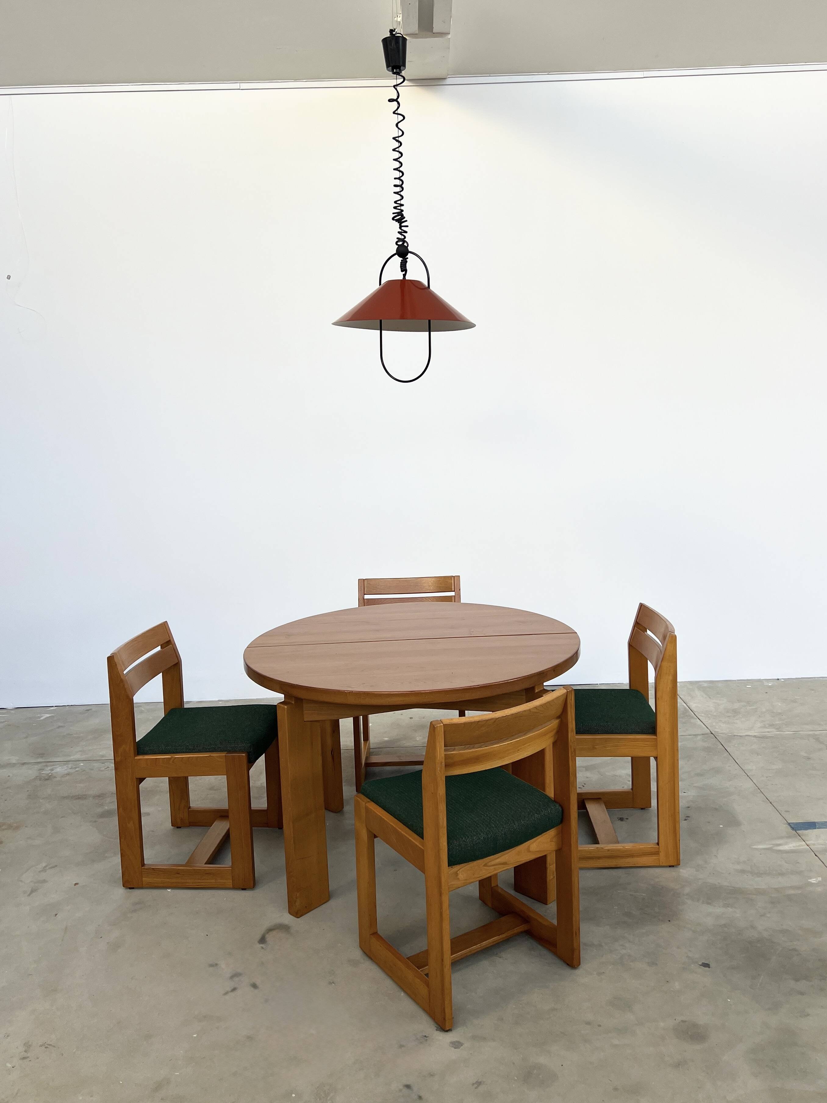 Monte Baisse Lita Suspension – Brick Red – 80's French Design