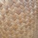 Woven straw basket