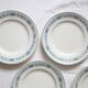 Flat plate x4, iron earth, Moulin des Loups, Motif Pasteur