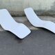 Pair of Eurolax R1 sunbeds by Charles Zublena