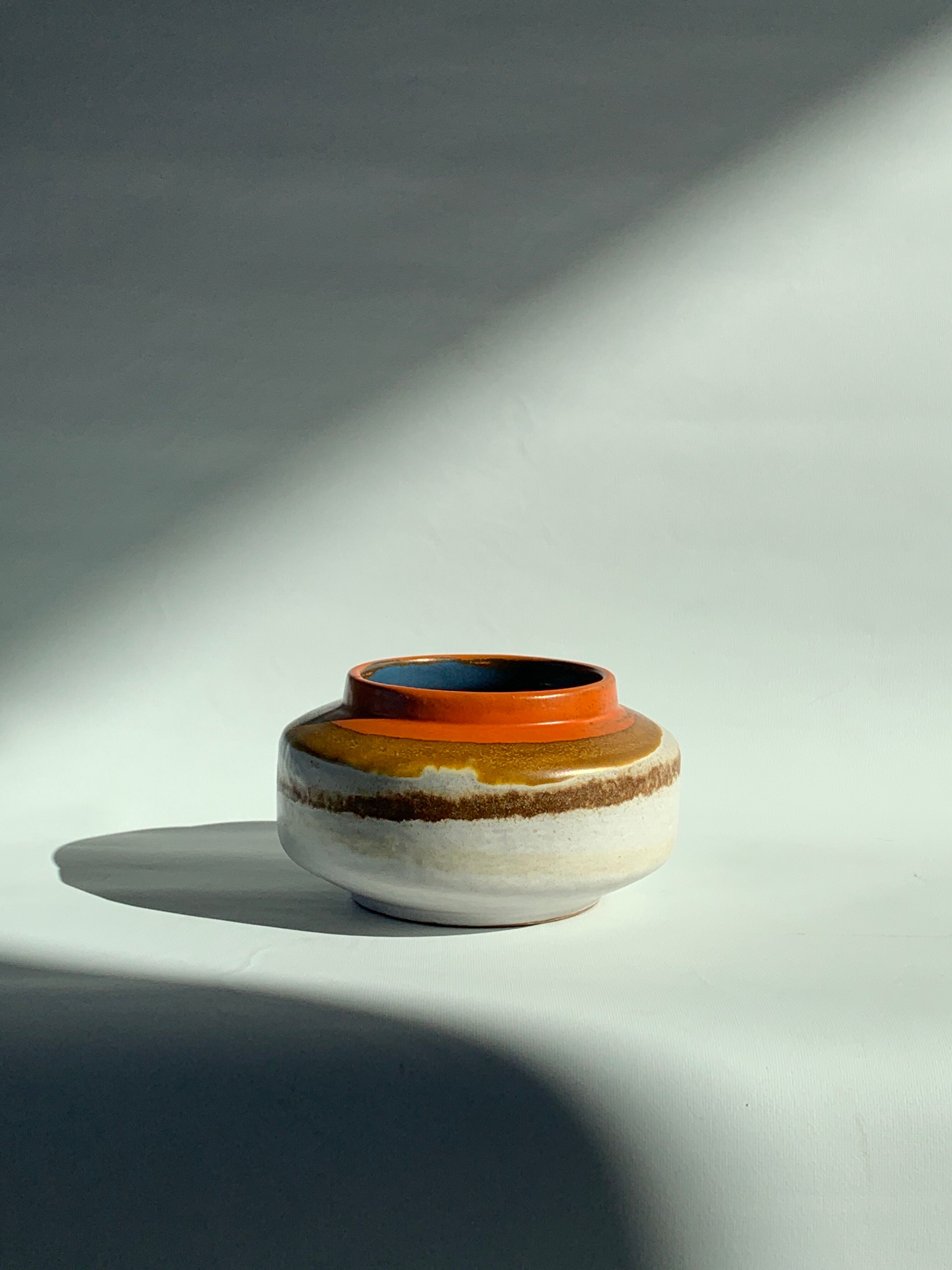 Ceramic vase by Strehla, 60s