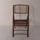 Vintage bamboo folding chair