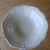 White earthenware compote dish