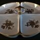 Porcelain flat servant from Limoges Mandavy Marcel