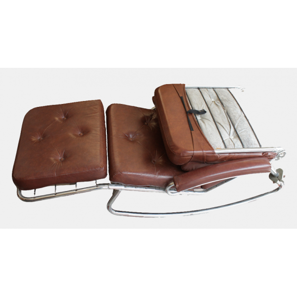 'Lama' lounge chair signed Bahmüller circa 1970