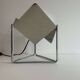 Vintage adjustable table lamp in chromed metal, France 1970