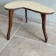 Small tripod side table in bean shape – 1950s/60s style