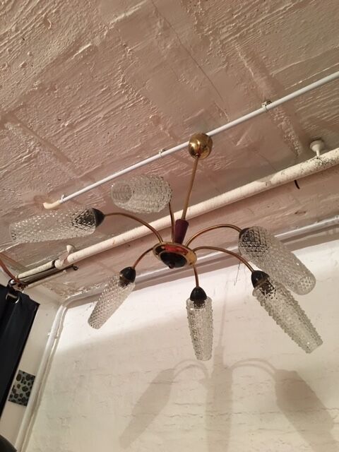 Chandelier epi year 1960 in bakelite and metal