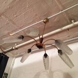 Chandelier epi year 1960 in bakelite and metal