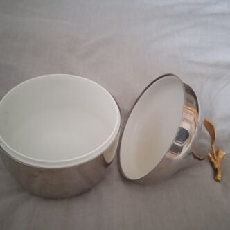 Vintage apple ice cream bucket