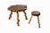 Table et tabouret brutaliste