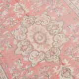 Soft Red & Beige Entryway Handmade Vintage Rug, 170x261 Cm