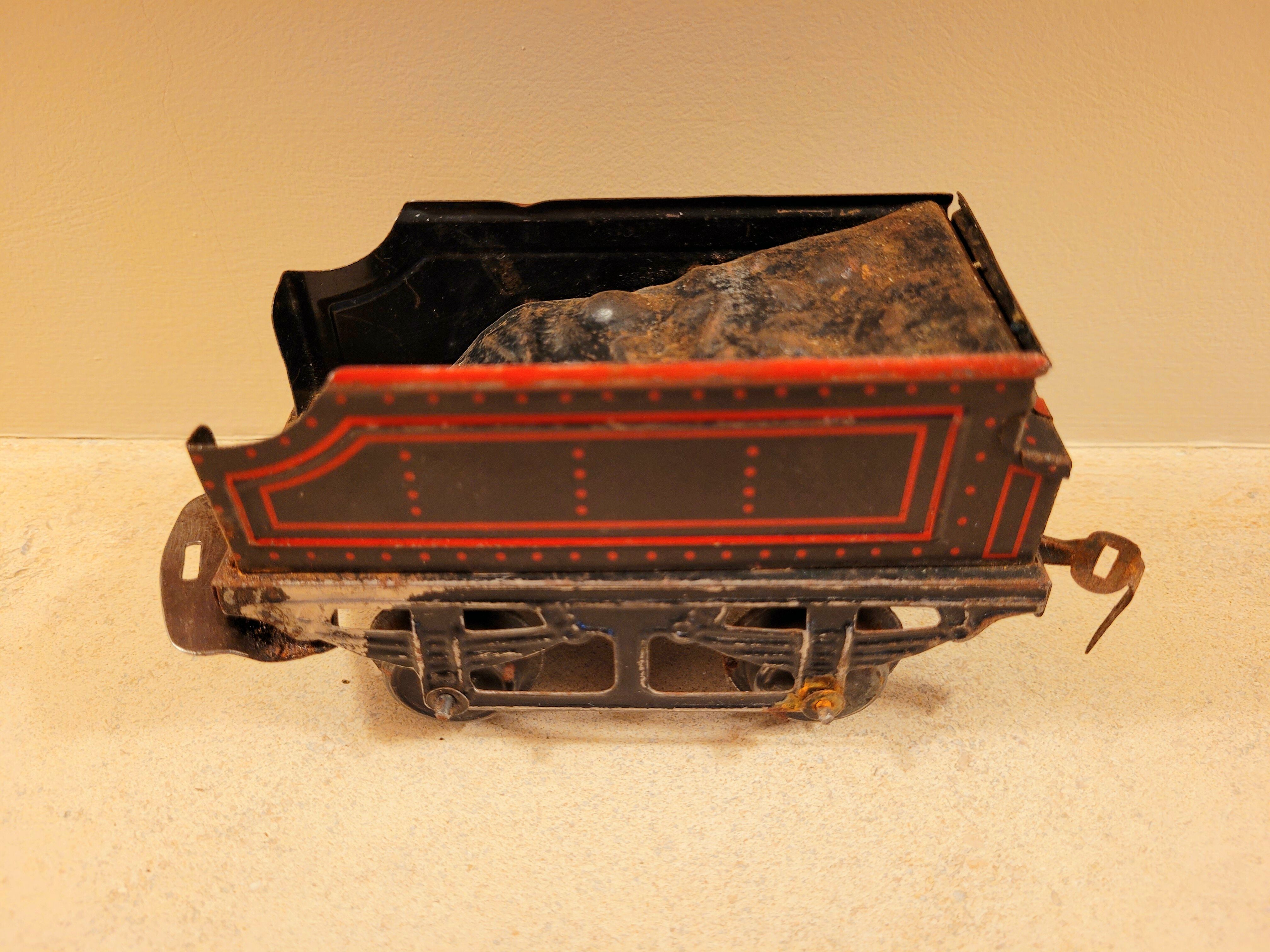 Vintage sheet metal JEP train from the 20s and 30s