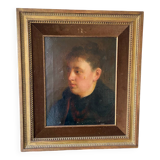 Portrait de femme fin XIXE siècle