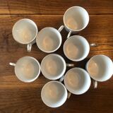 Set of 9 cups and old saucers from Limoges