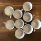 Set of 9 cups and old saucers from Limoges