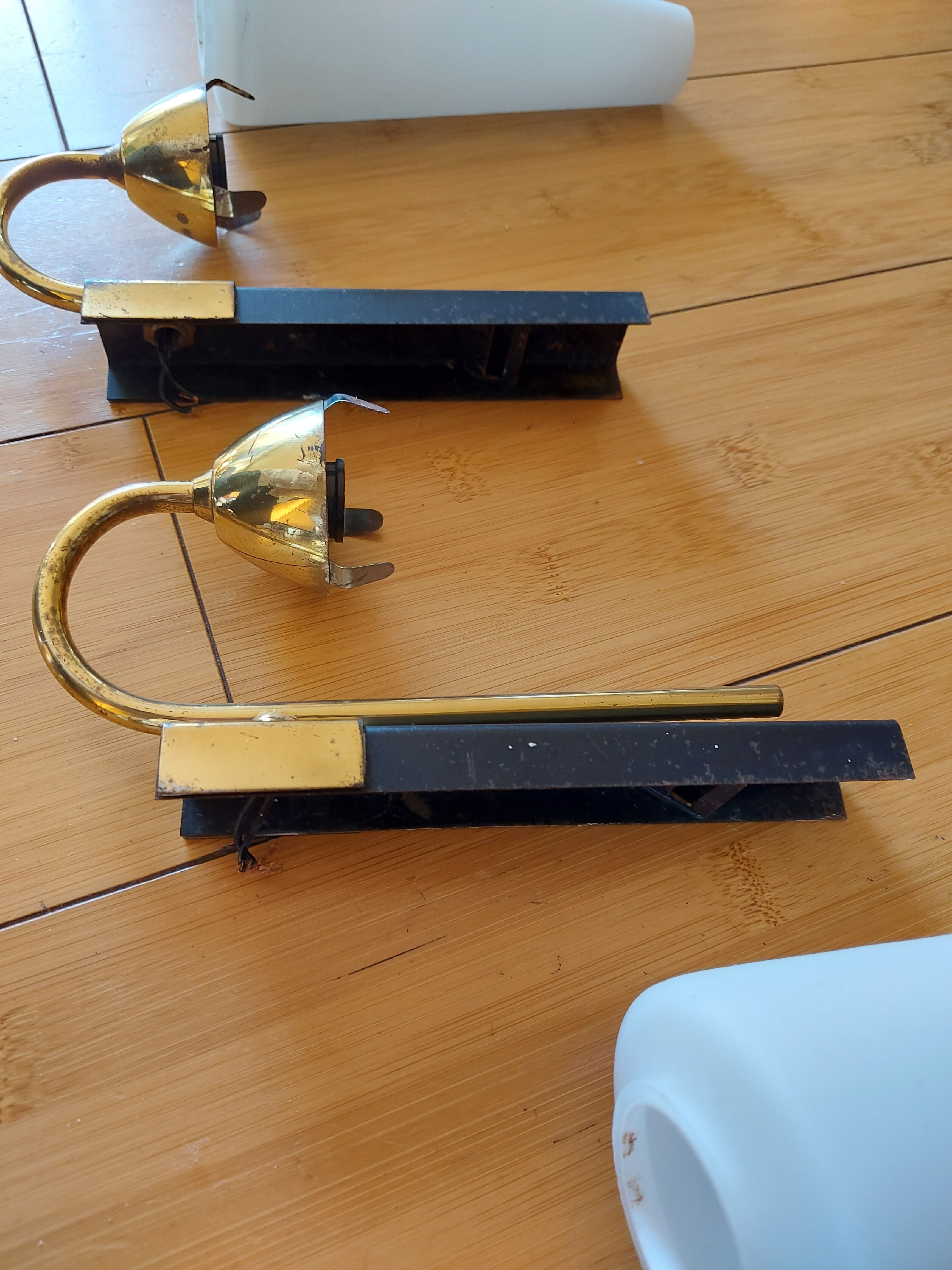 Pair of vintage wall light 50'S Lunel