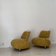 Lot 2 fauteuils Pallone Leolux par Roy de Scheemaker.