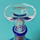 Vase en forme de flacon en verre soufflé de Bertil Valien pour Kosta Boda. Suède 1980