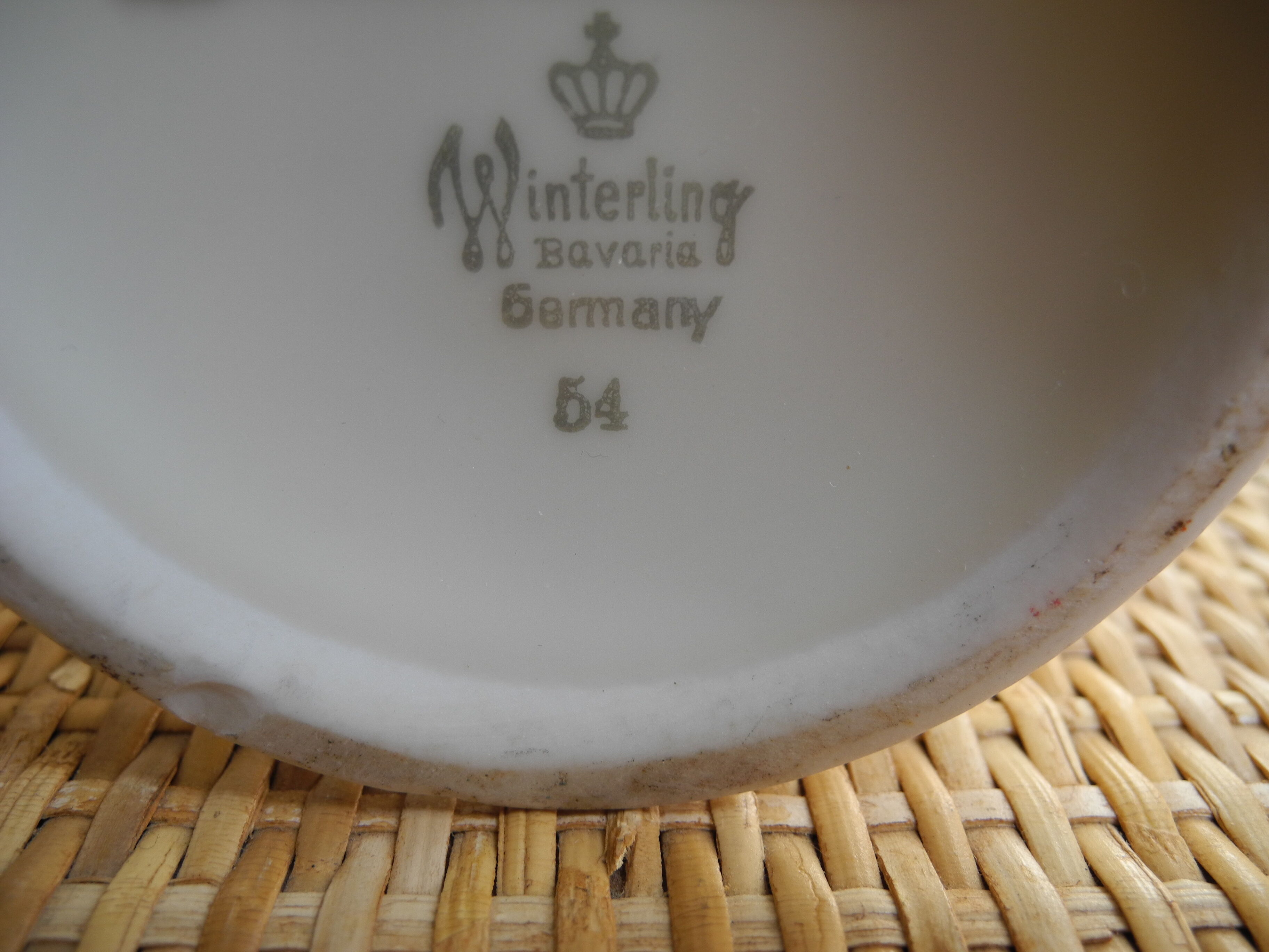 porcelain vase Germany Winterling Bavaria vintage decor