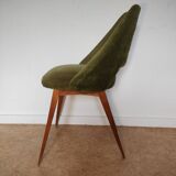 Chaise tonneau moumoute