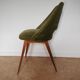 Furry barrel chair