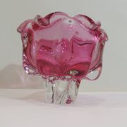 Cendrier / bol en verre tchèque Chribska /vide poche /Josef Hospodka