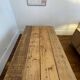 Industrial oak wood table