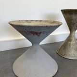 3 planters design Anton Bee assisted by Guhl edition Eternit 1958