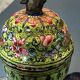 Chinese ewer in painted enamel on copper – floral decoration - Canton 18