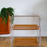 Rolling trolley in formica and chrome Design, 1970