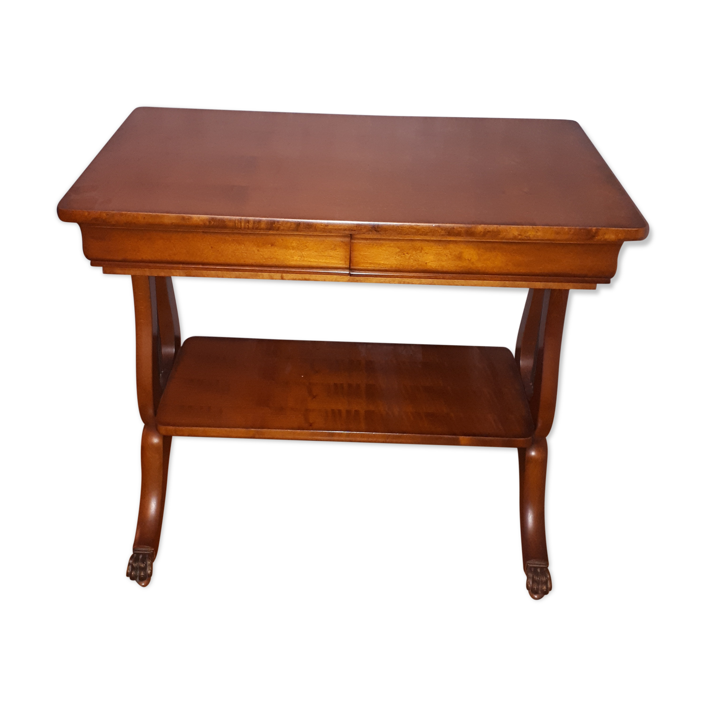 Cherry wood console