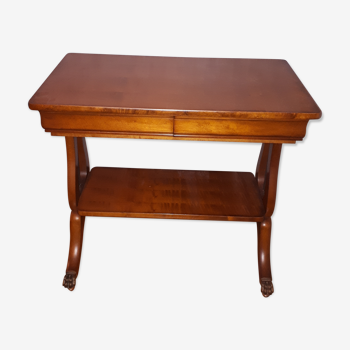 Cherry wood console