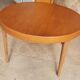 Table ronde scandinave extensible