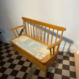 Vintage 1950s kids' bank safe