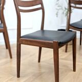 6 chaises vintage en teck