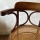 Fauteuil canné et bois courbé