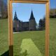 Miroir ancien doré 159x104cm