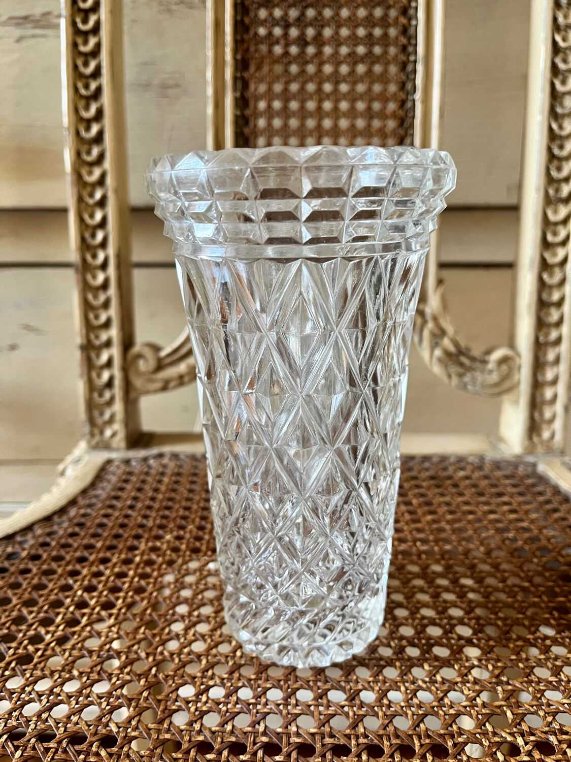 Vintage glass vase