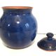 Pot en céramique bleu
