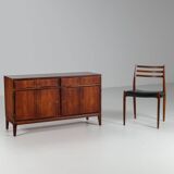 Gunni Omann model 5 sideboard in rosewood Omann Jun Denmark 1960