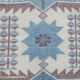Vintage faded turkish oushak rug 103 x 190 cm