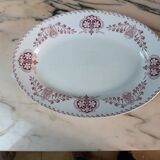Oval serving dish Lunéville model Sebastopol
