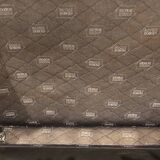 Full-grain black leather sofas